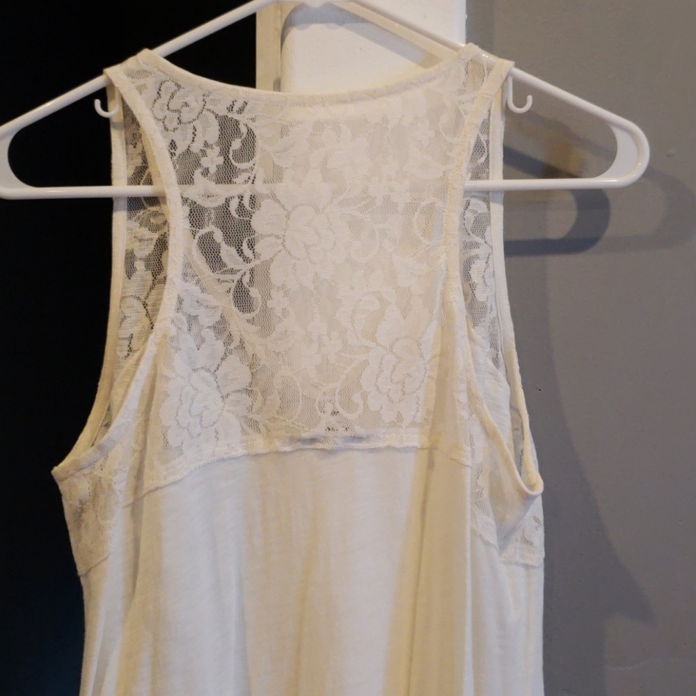 Sheer Cream Express Top - Picture 4 of 4